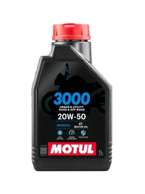 Super-Preis Motul 3000 Motoröl 4-Takt 20W-50 Mineral 1L Flasche