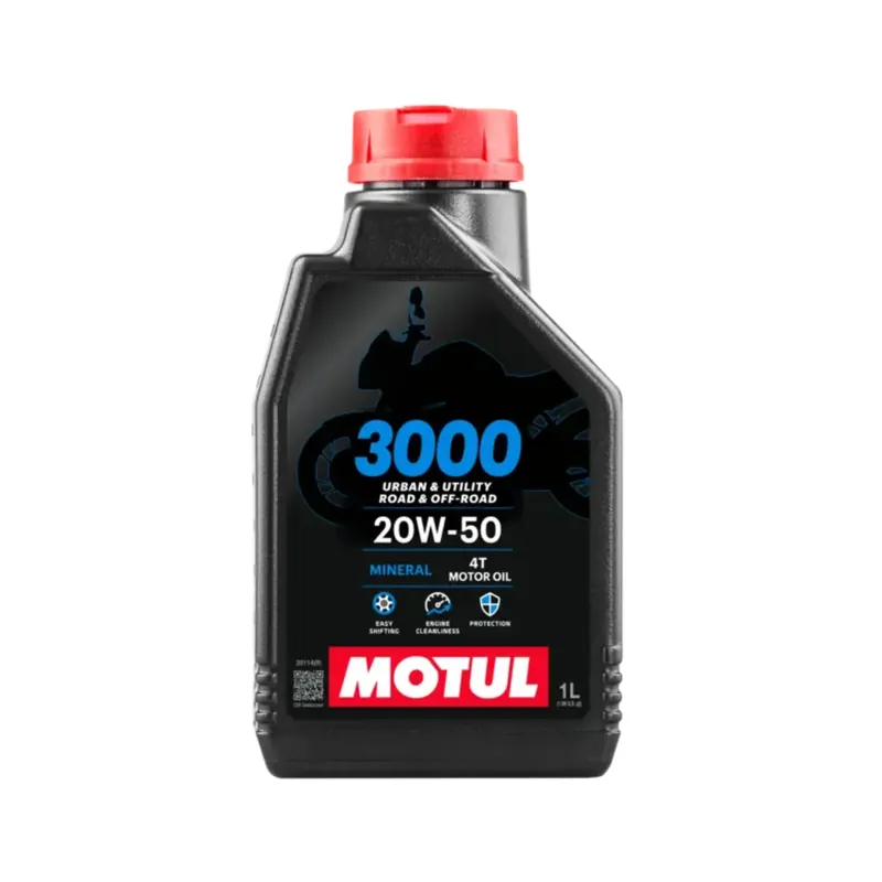 Super-Preis Motul 3000 Motoröl 4-Takt 20W-50 Mineral 1L Flasche