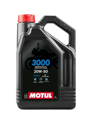 Neu Motul 3000 Motoröl 4-Takt 20W-50 Mineral 4L Kanister