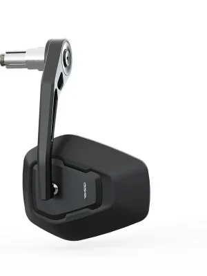 HIGHSIDER Esagano-RS EVO Lenkerendenspiegel schwarz-schwarz E-geprüft Begrenztes Angebot