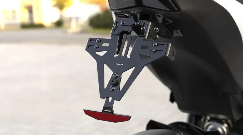 Meistverkauft HIGHSIDER Akron-RS Pro Kennzeichenhalter mit Beleuchtung E-Nummer passend für Ducati Supersport 939 / S (2017-2020) & Supersport 950 / S (2019-2024) - Modelle