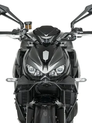 Garantierte Lieferung PUIG Downforce Naked Front Spoiler ABE carbon-look passend für Kawasaki Z1100 / SE - Modelle (2026)
