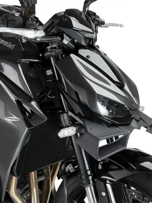 PUIG Downforce Naked Front Spoiler ABE matt-schwarz passend für Kawasaki Z1000 - Modelle (2014-2016) Sonderaktion