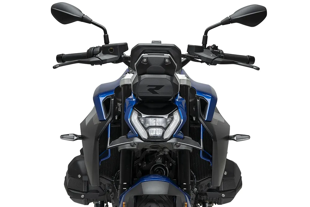 Bestpreis PUIG Downforce Naked Front Spoiler mit ABE carbon-look passend für BMW R 1300 R Performance - Modelle (2025-2026)