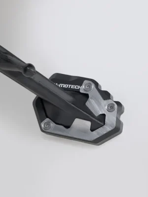 Begrenztes Angebot SW-Motech Seitenständerfuß-Verbreiterung Schwarz/Silbern. Royal Enfi. Himalayan 450 (23-).