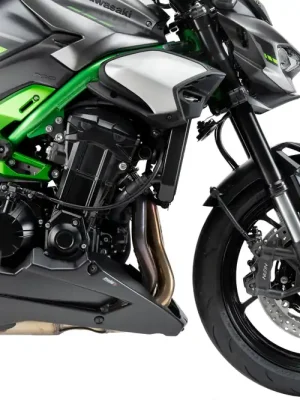 Neue Ware PUIG Bugspoiler Modell 2 mit ABE matt-schwarz passend für Kawasaki Z900 / SE - Modelle (2017-2026)