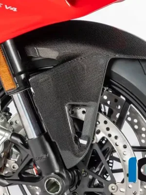 Super-Preis Ilmberger Carbon Kotflügel vorne glanz passend für Ducati Panigale V2 / V4 / R / S & Streetfighter V2 / V4 - Modelle