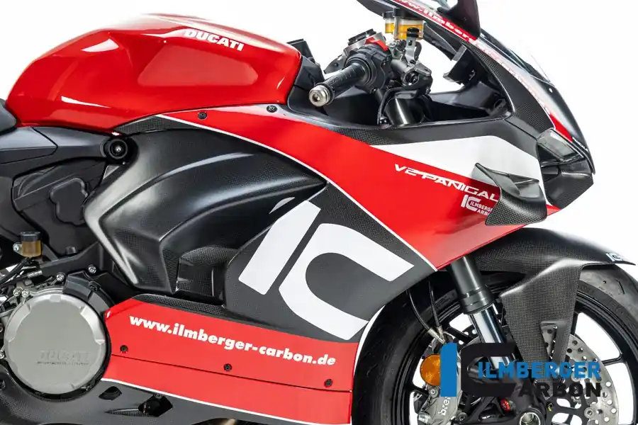 Bestseller Ilmberger Carbon Verkleidungsseitenteil für Winglet vorbereitet rechts matt passend für Ducati Panigale V2 - Modelle (2020-2024)