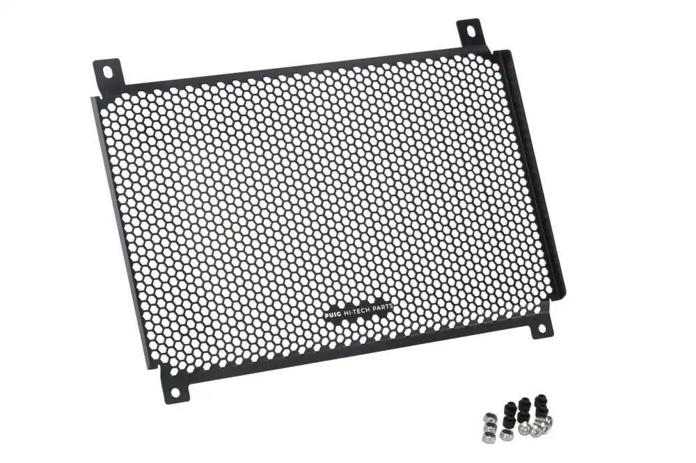 PUIG Radiator - Kühlerschutz schwarz passend für Kawasaki Z900 / SE - Modelle (2025-2026) Zertifiziert