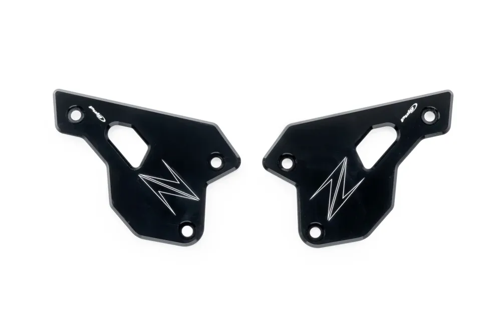 Jetzt Kaufen PUIG Fersenplatten schwarz passend für Kawasaki Z900 / SE - Modelle (2025-2026)