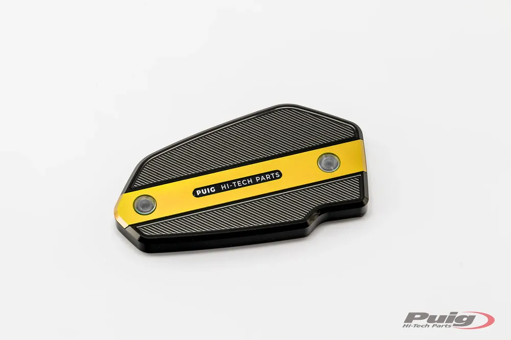PUIG Bremsflüssigkeitsbehälter-Abdeckung vorne gold passend für Kawasaki Z900 / SE - Modelle (2025-2026) Garantierte Lieferung