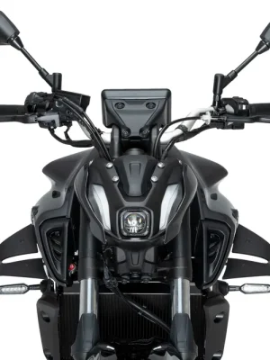 Super-Preis PUIG D12 Spoiler mit ABE matt-schwarz passend für Yamaha MT-07 / PURE - Modelle (2021-2024)