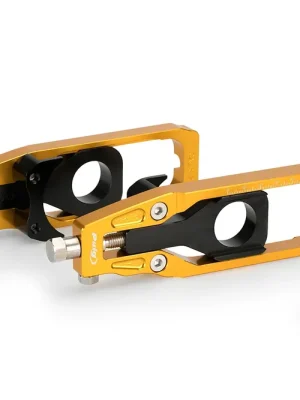 Saisonangebot PUIG Kettenspanner gold passend für Aprilia RSV4 R & Tuono V4R - Modelle (2011-2014)