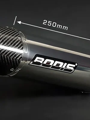 Bodis OVAL Q1 Slip-On mit E-Nummer Edelstahl passend für Honda CBR 600 RR - Modelle (2003-2004) Top-Angebot