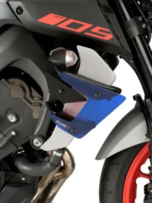 PUIG Downforce Naked Side Spoiler mit ABE blau passend für Yamaha MT-09 / SP - Modelle (2017-2020) Abverkauf