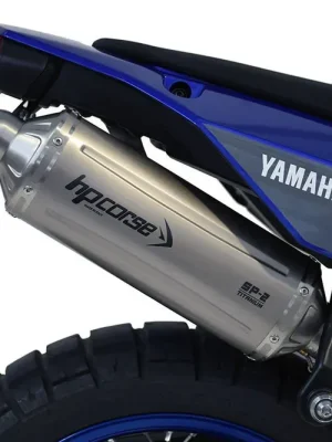 HPCorse SP-2 Endschalldämpfer Hoch mit E-Nummer Titan passend für Yamaha Tenere 700 - Modelle Letzte Chance