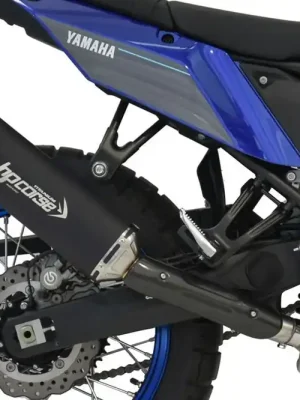 Preisreduziert HPCorse SP-2 Endschalldämpfer mit E-Nummer Titan-Schwarz passend für Yamaha Tenere 700 - Modelle