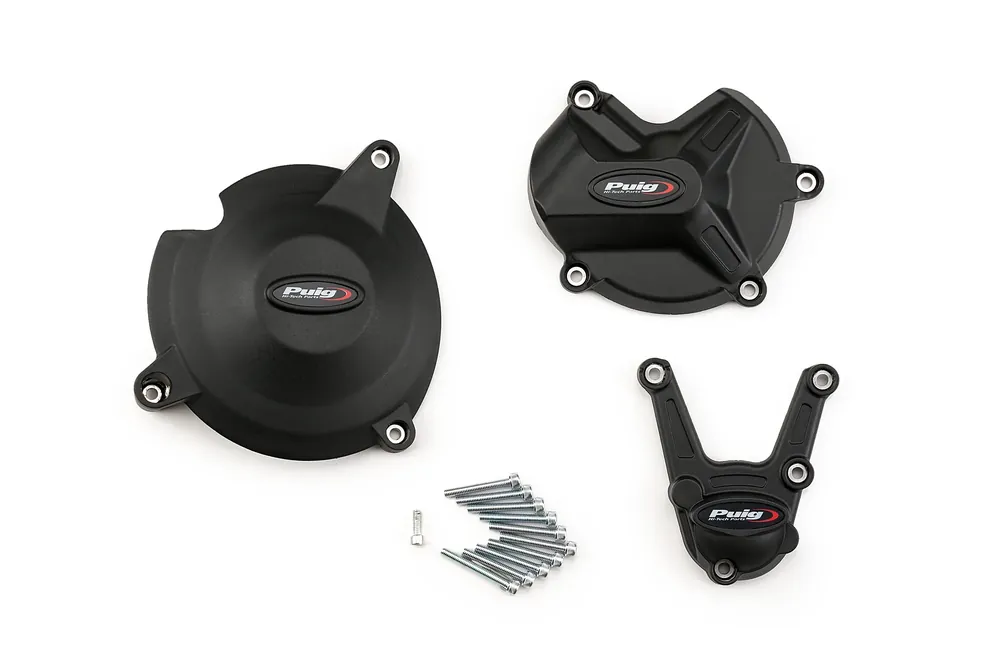 Letzte Chance PUIG Motordeckelschoner 3-teilig schwarz passend für BMW S 1000 R - Modelle (2017-2020)