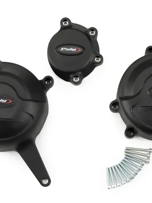 Begrenztes Angebot PUIG Motordeckelschoner 3-teilig schwarz passend für Honda CBR 500 R - Modelle (2022-2026)