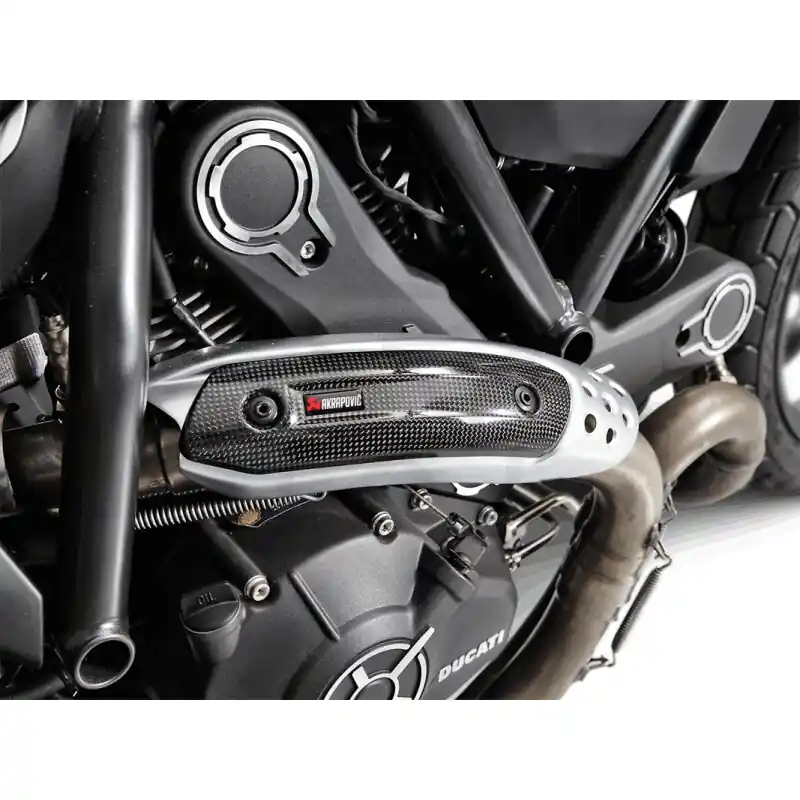Sonderaktion Akrapovic Hitzeschild (Carbon) für Ducati Scrambler 1100…ovic