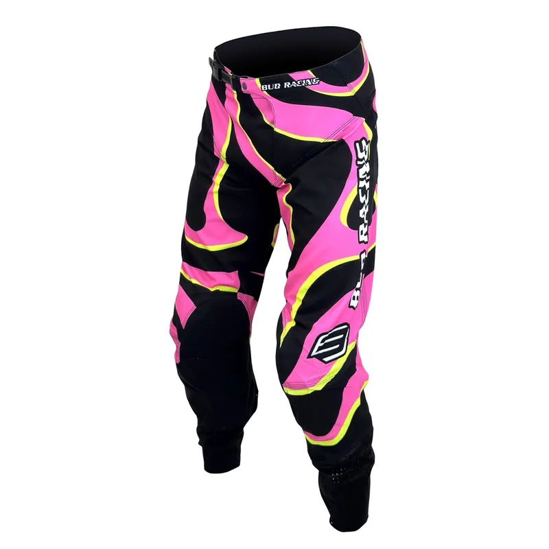 Pants "B" SX Fit Lava Black / Fluorescent Pink / Fluorescent Yellow Schnäppchen