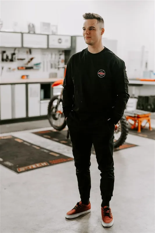 S-TECH Racing Long Sleeve Shirt schwarz Neue Kollektion