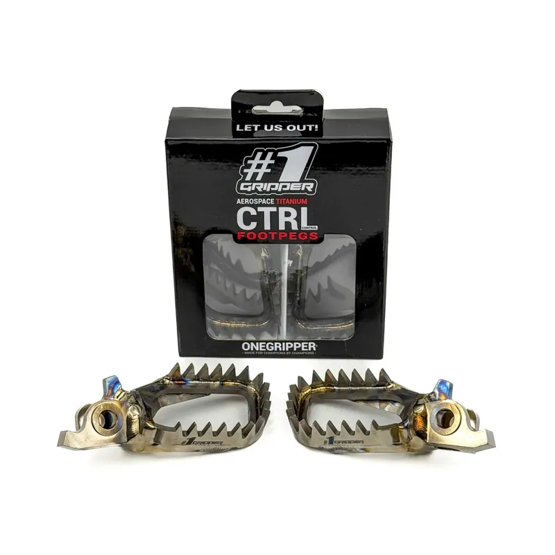 1 OneGripper Titanium CTRL Footrests for HONDA Sonderaktion