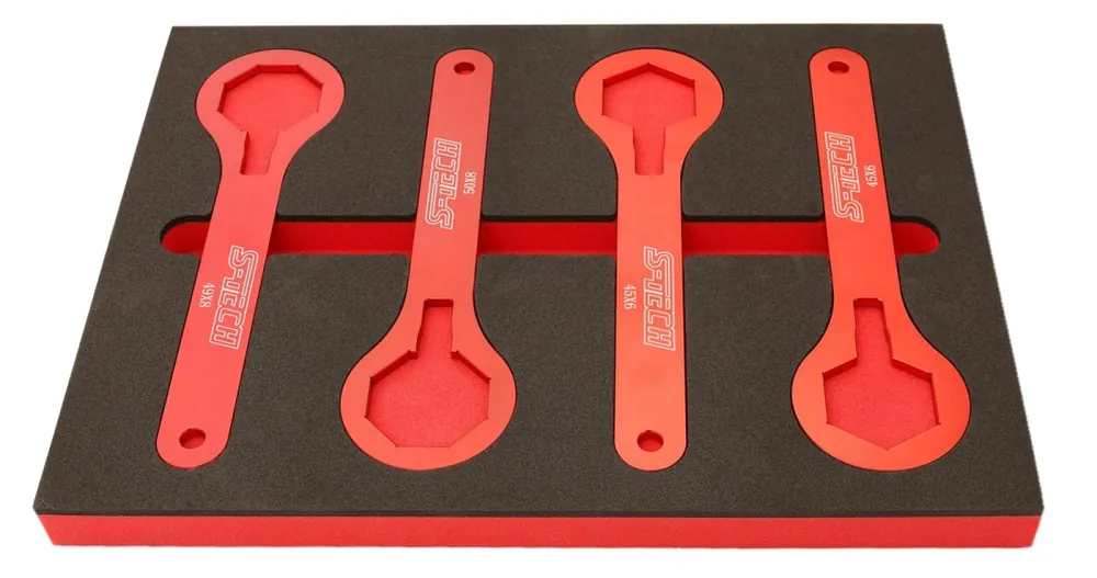 Neue Kollektion Jeu de clés pour couvercles de fourches S-TECH, avec insert en mousse 400x300