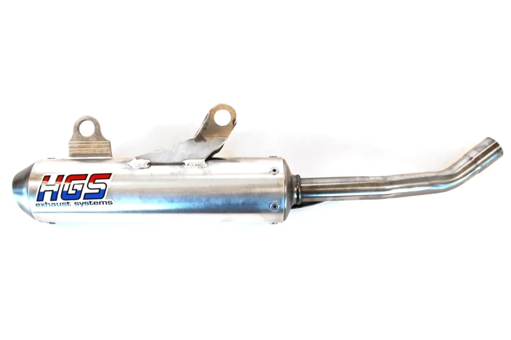 Silenciador traseiro HGS SX125/TC125 prateado (2019-) Kracherpreis