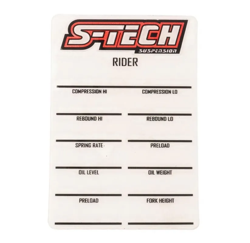 Adesivo per regolazione forcella S-TECH Günstig