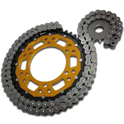 DID Kettensatz Dual Stealth Kawasaki ZXR 400 H (ZX400H) Bj.1990 Versand Am Gleichen Tag