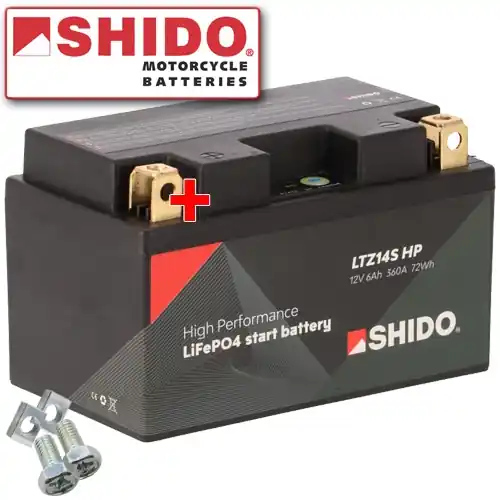 Expressversand Batterie Shido Lithium High Performance LTZ14S HP / YTZ14S