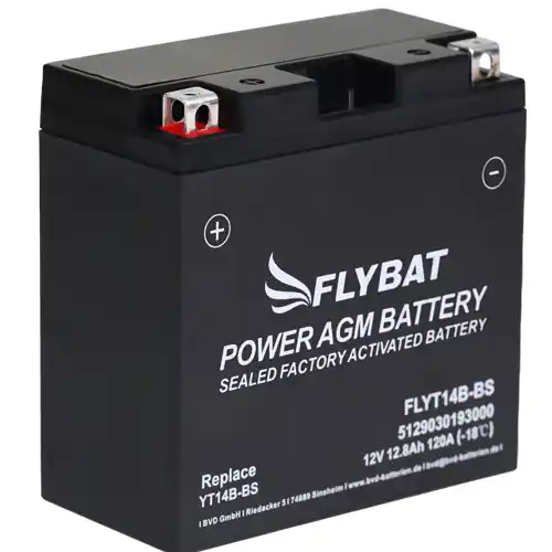 Batterie FlyBat FLYT14B-BS / YT14B-BS AGM geschlossen Knallerangebot