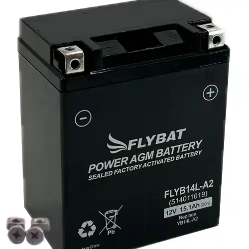 Heißes Angebot Batterie FlyBat FLYB14L-A2 / YB14L-A2 AGM geschlossen