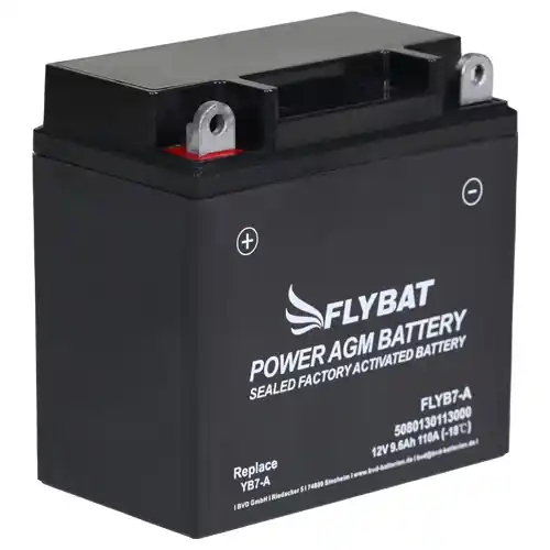 Super-Preis Batterie FlyBat FLYB7-A / YB7-A AGM geschlossen